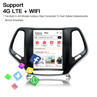 Radio para Auto STWEI con Android 14, Navegación GPS, Reproductor Multimedia de Video para Jeep Cherokee 5 KL 2014-2018, Estilo Pantalla Tesla, Carplay, DSP