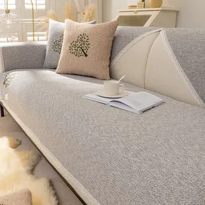 Kunden spezifische Großhandel Baumwolle Modular Sofa bezug Universal 1234L Wasch barer Sessel bezug