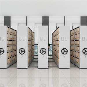 Library Sliding Cabinet Metal Movable Compact Filing Shelving/<strong>file</strong> <strong>Shelves</strong> System/Compactor Intelligent Steel Mobile Shelving - Product Image 5