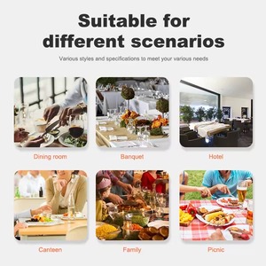 Ensemble <span class=keywords><strong>de</strong></span> couverts <span class=keywords><strong>de</strong></span> mariage en acier inoxydable, finition martelée or et argent, 65 pièces (<span class=keywords><strong>couteaux</strong></span>, fourchettes, cuillères) pour la maison et la restauration - Product Image 4