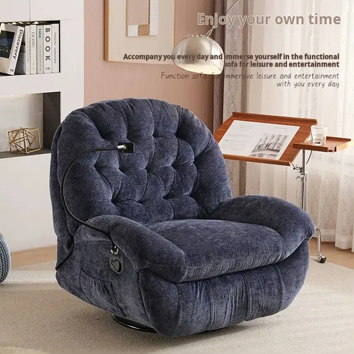 Modern Lazy Rocker Recliner Chair Home Furniture Multifunction Sala Ajuste Elétrica Única Cadeira