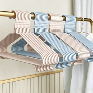 Plastic Hangers 40cm Standard Size 10 Pieces Arc Shoulder Design For Clothes Storage - Product Image 5