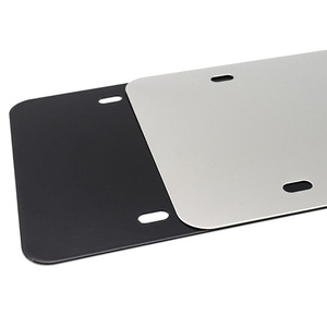 Placa de Matrícula de Aluminio Personalizada para Sublimación al por Mayor, Placa de Auto Negra para Transferencia de Calor - Product Image 4
