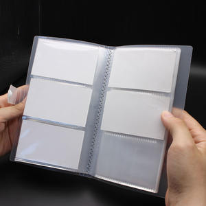 Carpeta de bolsillo de plástico PP, soporte para tarjetas de crédito y <span class=keywords><strong>fotos</strong></span>, para comercio de negocios, membresía, Oficina - Product Image 5