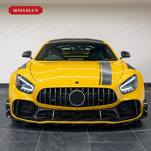 Pare-chocs de <span class=keywords><strong>voiture</strong></span> PP + Kit de <span class=keywords><strong>carrosserie</strong></span> <span class=keywords><strong>en</strong></span> fibre de carbone sèche pour Mercedes Benz AMG GT/GTC/GTS/GTR Upgrade to GTR PRO Style Car Kit - Product Image 4
