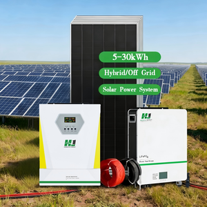 ระบบพลังงานแสงอาทิตย์แบบไฮบริด 5KW 6KW 8KW 10KW ชุดอุปกรณ์ครบชุดสำหรับบ้าน - Product Image 2