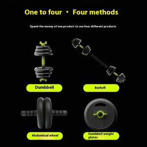 Trang chủ thiết bị tập thể dục có thể điều chỉnh trọng lượng quả tạ Barbell cho người mới bắt đầu tập thể dục những người đam mê - Product Image 2