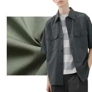 MIZUDA高品质机织平纹织物棉天丝定制颜色衬衫免费样品