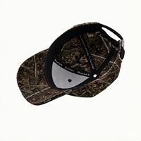 Casquette de baseball tactique réglable en tissu Oxford 6 panneaux, motif léopard camouflage, haute qualité, personnalisable