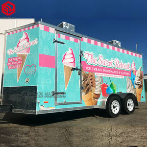 Camión de Comida Personalizado de Fábrica China / Remolque de Comida / Cocina Móvil para Café, Hot Dogs y Aperitivos, Freidora, Carrito de Hot Dogs, Camión de Helados - Product Image 1