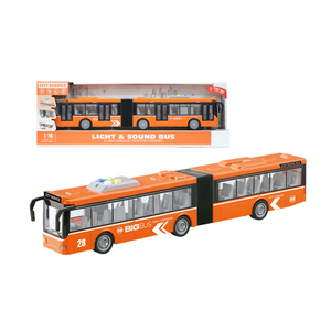 <span class=keywords><strong>Autobus</strong></span> <span class=keywords><strong>Giocattolo</strong></span> Elettrico con Luci e Musica per Bambini, Scala 1:16, <span class=keywords><strong>Autobus</strong></span> a Due Piani con Porte Apribili, <span class=keywords><strong>Autobus</strong></span> Scolastico, Camion <span class=keywords><strong>Giocattolo</strong></span> a Frizione - Product Image 1