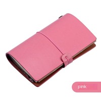 Portable Vintage A6 cahier en cuir personnalisé feuilles mobiles Journal de voyage petit créatif papeterie journal cadeau pour les étudiants