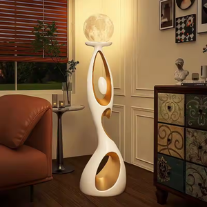 Lampe <span class=keywords><strong>sur</strong></span> <span class=keywords><strong>pied</strong></span> en résine minimaliste moderne, sculpture créative en forme humaine, pour salon, chambre, hôtel, décoration artistique - Product Image 2