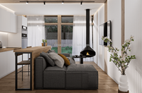Kit de maison préfabriquée, bungalow préfabriqué, maison préfabriquée à un étage, petits abris, maison de jardin, bureau, maison modulaire, 1 chambre