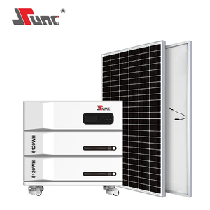 Sistema solar portátil casero del almacenamiento de energía del Banco de la batería de litio 200Ah con el inversor híbrido - Product Image 1