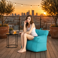 Meubles de salon modernes et confortables en tissu Oxford pour l'extérieur