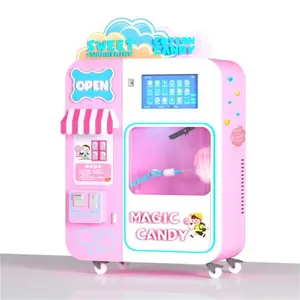 Suppliers mini automatic cotton candy machine coin operated cotton candy machine