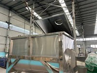 Mélangeur à ruban en acier inoxydable multifonctionnel à haute capacité, à économie d'énergie, pour poudre détergente, 500-1000L, mélange et séchage