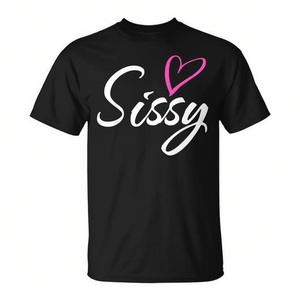 T-shirt Sissy avec cœur rose pour tante, grand-mère, maman, cadeau amusant - Product Image 2