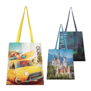 Bolsa de compras HECHA EN LA UE, RPET, merchandising sostenible - Product Image 1