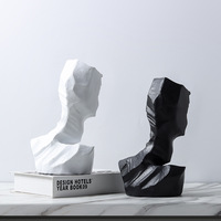 Sculpture géométrique abstraite créative, objets de décoration pour la maison, articles de décoration pour le salon, design abstrait, artisanat créatif pour la maison