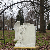 Pierres tombales et monuments en granit sculptés de style européen Dalle de marbre naturel pour utilisation au cimetière Pierres tombales funéraires