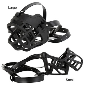 MOGLOVERS Bondage sm cuir réglable chien bouche couverture jouets érotiques avec bouche museau - Product Image 4