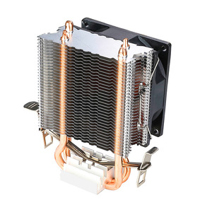 ซีพียูเย็น90X90X25Mm ทองแดงคู่ฮีตเตอร์พัดลมเงียบสำหรับ I3 I5 I7 I9 I10เดสก์ท็อปที่ I11หน่วยประมวลผล AMD - Product Image 5