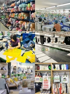 Hot bán biểu tượng tùy chỉnh <span class=keywords><strong>Tote</strong></span> Túi mua sắm vừa cotton thời trang vải truyền nhiệt có thể tái chế lớn xử lý chéo túi cơ thể - Product Image 6