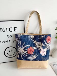 Sac de voyage en coton durable de haute qualité 2026, fourre-tout réutilisable avec imprimé animalier de basket-ball pour femme - Product Image 5