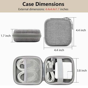 Bolsa de Almacenamiento de Cables para Dispositivos Electrónicos de Viaje, Organizador de Datos Pequeño a Prueba de Agua con Logotipo Personalizado, Bolsa de Almacenamiento de Baterías Portátiles - Product Image 2