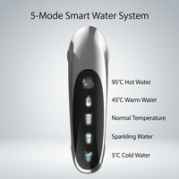 Purificateur d'eau électrique RO Premium 400 GPD avec robinet, eau pétillante et 5 températures instantanées (chaude et froide), pour usage commercial et domestique, OEM ODM Luckboil