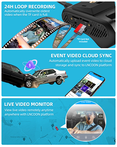 JC261 4G ADAS double caméra de tableau de bord avant <span class=keywords><strong>et</strong></span> caméra DMS AI, moniteur à distance vidéo en direct GPS caméra de voiture 1080P Vision nocturne événement vidéo SOS - Product Image 5