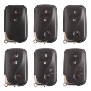 Cũ Lexus GS430 ES350 GS350 thẻ thông minh thay thế vỏ ABS 4 nút màu đen; LX570 IS350 RX350 IS250 vỏ chìa khóa từ xa - Product Image 5