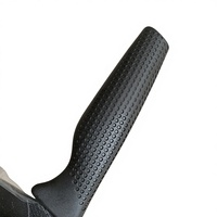 Ensemble de couteaux de cuisine JYTD158 en acier inoxydable noir avec manche en PP, ambidextre, multi-usages, de haute qualité, tranchant, populaire en Allemagne et aux États-Unis