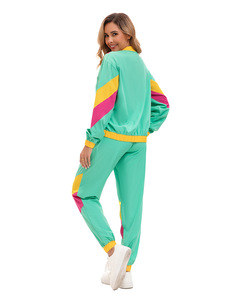 Costumes décontractés hippies pour couples, tenues vintage rock cosplay, grandes tailles pour hommes et femmes, vêtements disco respirants pour Halloween - Product Image 5