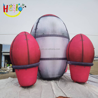 Publicidad gigante dirigible inflable Zeppelin avión dirigible avión inflable cohete