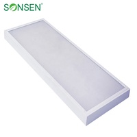 Plafonnier encastré T8 LED 6000K diffuseur transparent 2x4 pieds 1,2 m 3x36W 40W Luminaire tubulaire T5/T8 prismatique minimaliste