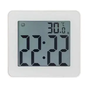 数字挂钟电池供电，带温度的座钟，家庭办公用液晶显示数字闹钟