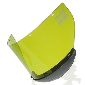 Green PETG Splash Guard Speedflex <strong>Face</strong> <strong>Shield</strong> Visor ANSI Z87.1 NFPA 70E-2015 Certified PLASTICOOP Motorcycle Helmets Model G2000 - Product Image 3