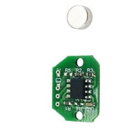 Sensor de Ángulo Magnético MT6701 de Alta Precisión 0-360° I2C/SSI/ABZ/UVW 55000 RPM 3.3-5V Montado en Eje, Reemplaza AS5600