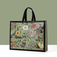 Sac de shopping réutilisable et écologique à la mode, sacs suspendus recyclés, tissus non tissés en PP, sac de magasin, cadeau, bolsa