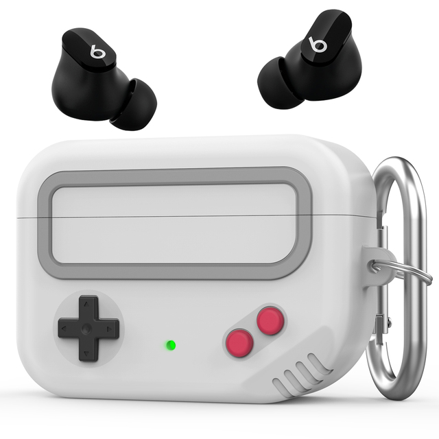 Shockproof Anti-fall Keychain Cartoon Modeling Silicone Protective Earphone Case Cover for Beats Studio Buds 2021&Buds+ 2023