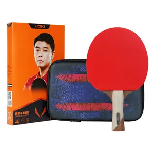 Loki R5 Bat de carbono profissional para pingue-pongue 7Ply Bat de tênis de mesa com melhor direção e controle para entretenimento esportivo