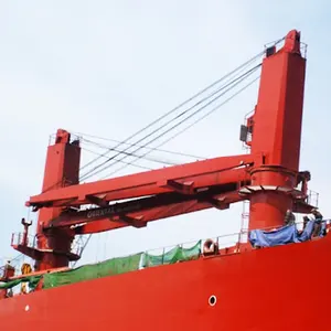 5 tons 63ton marine grue hydraulique marine robuste grue de pont hydraulique grue de navire hydraulique à vendre