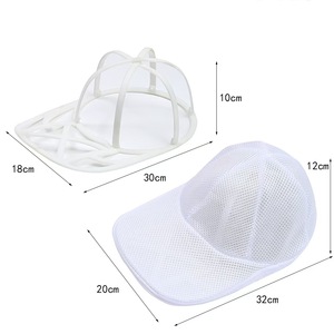 Sac <span class=keywords><strong>de</strong></span> lavage chapeau sandwich sac en polyester <span class=keywords><strong>filet</strong></span> anti-déformation pour machine à laver - Product Image 3