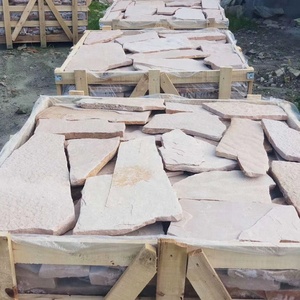Grès rose irrégulières cassées <span class=keywords><strong>ardoise</strong></span> tuile de bordure de <span class=keywords><strong>jardin</strong></span> à vendre - Product Image 4