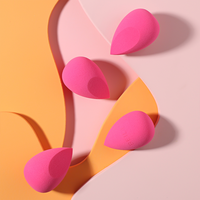 BEILI logo personnalisé éponge de maquillage écologique ensemble d'éponge de mélangeur doux et plat en microfibre éponge de maquillage sans latex avec étui