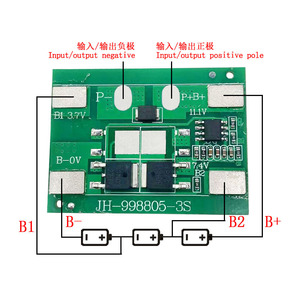 3S BMS 12.6V 10A โมดูลป้องกันแบตเตอรี่สำหรับ 18650 แบตเตอรี่แพ็คเครื่องพ่นยาสามล้อมอนิเตอร์ไฟถนนพลังงานแสงอาทิตย์ - Product Image 2
