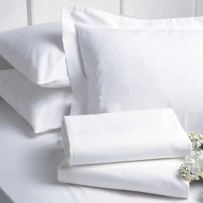 लक्जरी 100% कपास होटल गुणवत्ता बिस्तर 5 सितारा होटल ट्विन बेड शीट रजाई कवर बिस्तर सेट